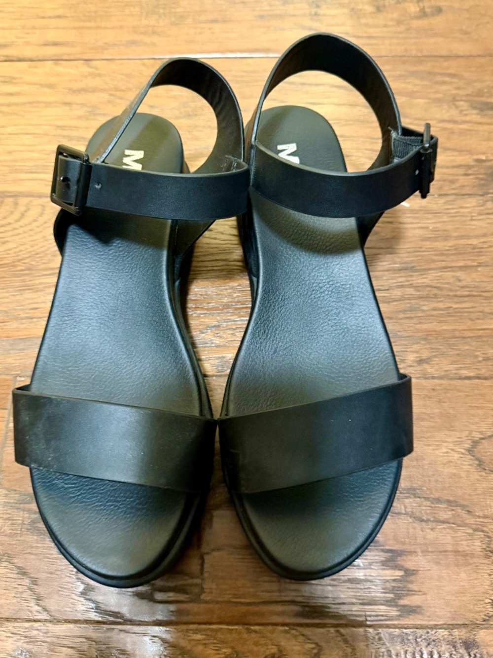 Black Mia Kaya platform sandals